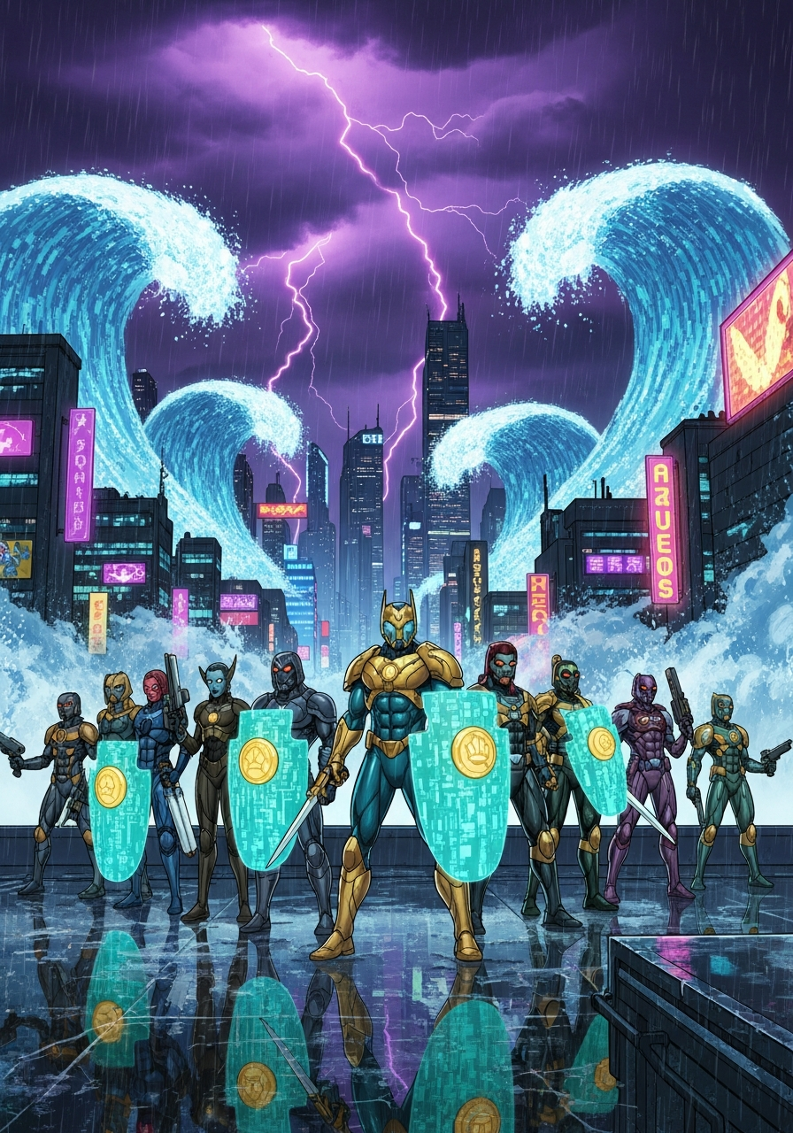 The Neon Siege: Issue #7 Cover